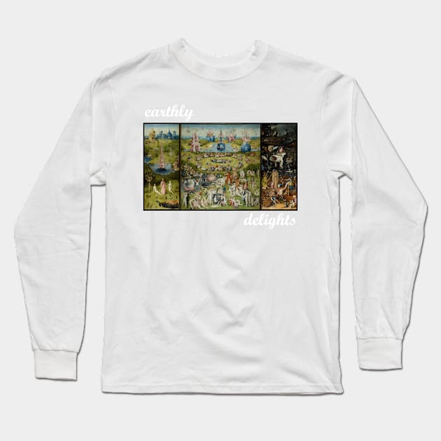 Bosch Earthly Delights Art Long Sleeve T-Shirt by starpress